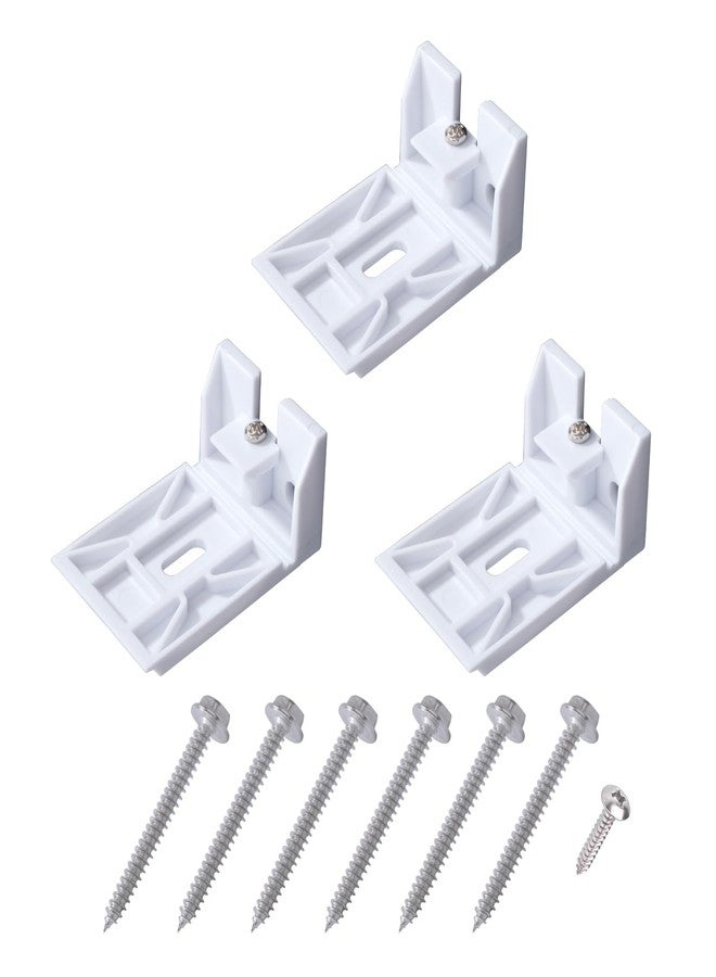 FIX ZHANG 3/4" Blinds Shade Bracket for Hunter Douglas Duette Bracketm,Blind Mounting Bracket for Honeycomb, Cellular, Duette, Applause Shades-3pack - Image 1